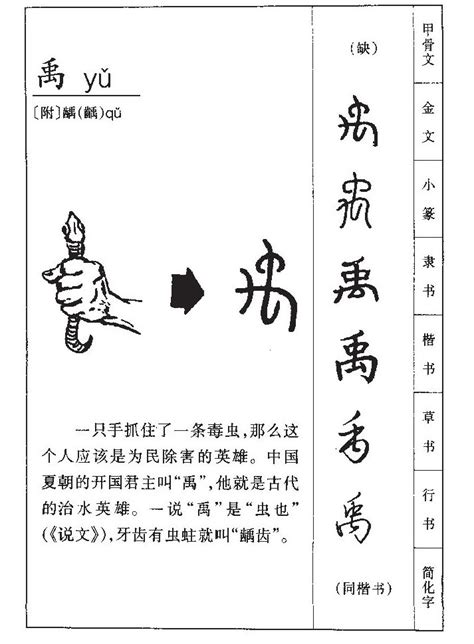 禹 名字 意思|禹（汉语汉字）